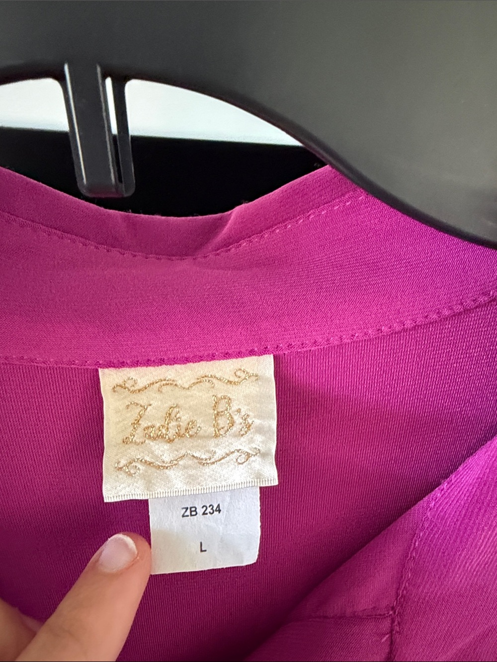 Zadie B’s Ruffled Fuchsia Maxi Dress - Picture 2 of 4